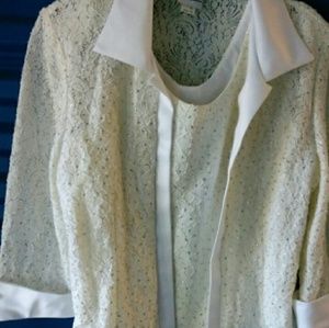 RandM two piece jacket and blouse.